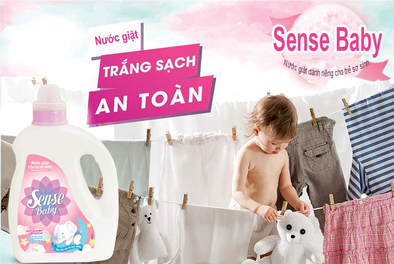 Sense Baby: Nước giặt cho trẻ sơ sinh - Bí kíp chăm bé của mẹ