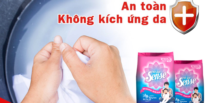 Bột giặt Sense trợ thủ đắc lực só 1 cho chị em nội trợ