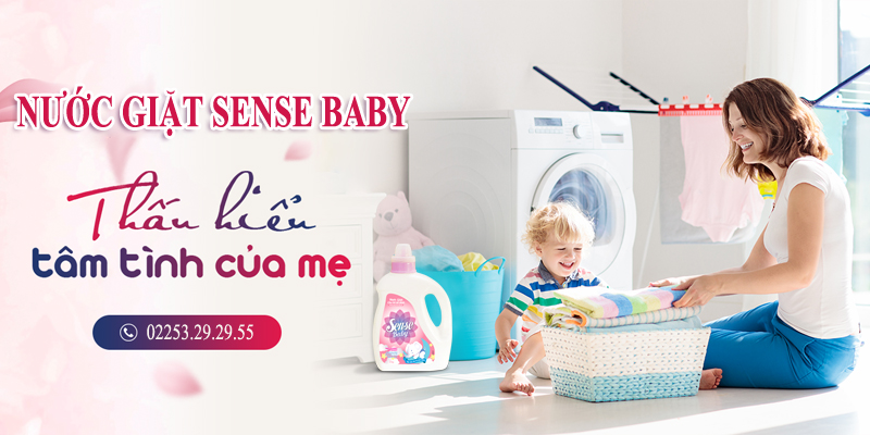 Sense Baby: Nước giặt cho trẻ sơ sinh tốt nhất, được nhiều bà mẹ tin dùng