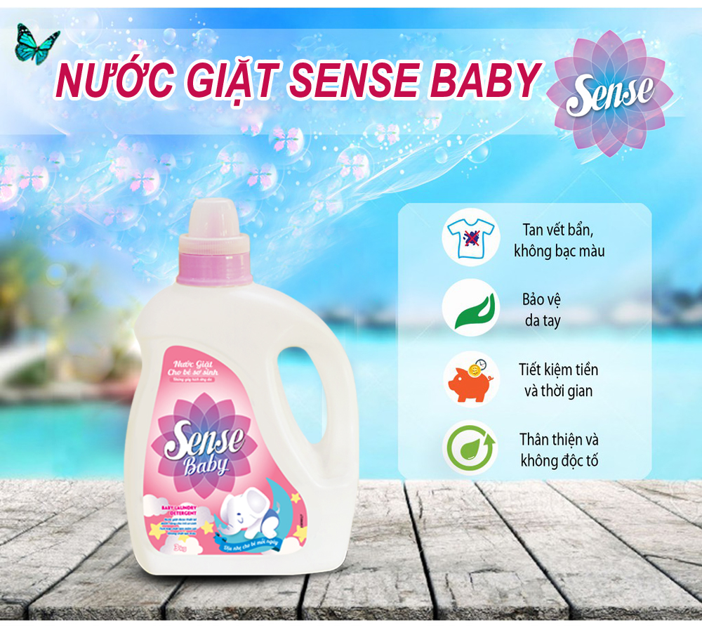 nước giặt cho trẻ sơ sinh