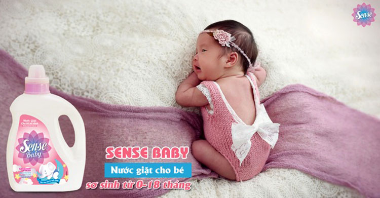 nước giặt cho trẻ sơ sinh Sense Baby