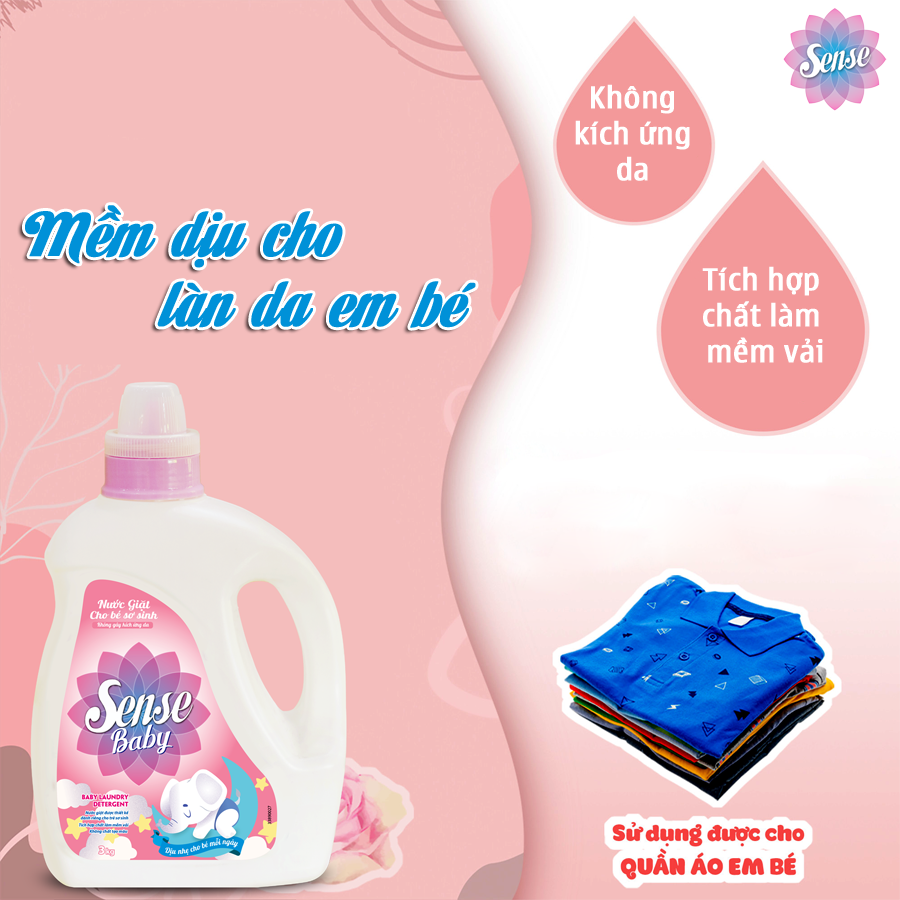 nước giặt sense baby