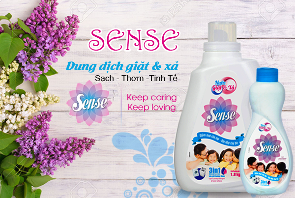 nước giặt xả sense 