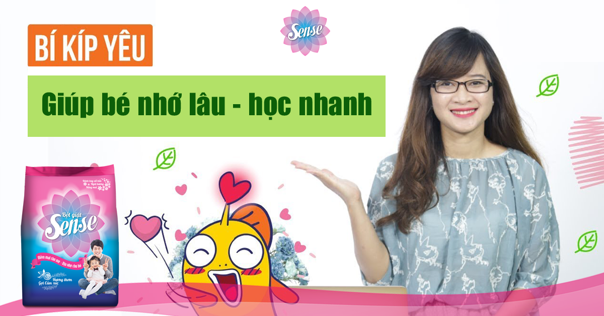 mẹo giúp bé nhớ lâu học nhanh