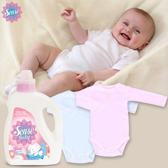 nước giặt cho trẻ sơ sinh sense baby